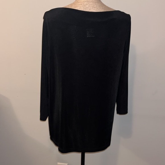 New Citiknits Women's boat
Neck Stretch 3/4 Sleeve T-Shirt Brown size Large - Picture 4 of 5